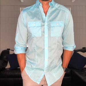 Calvin Klein casual button down long sleeve shirt